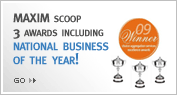 Maxim scoop 3 awards including National Business of the Year!